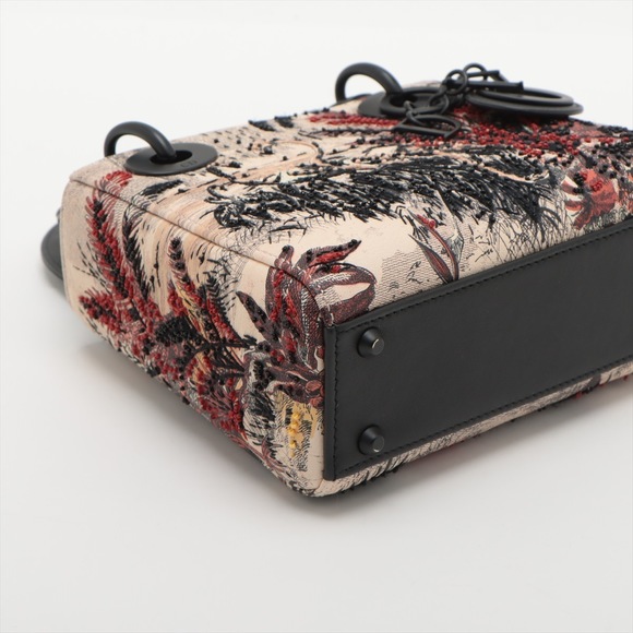 Christian Dior Lady Dior Leather 2WAY Handbag Beige - Picture 4 of 10